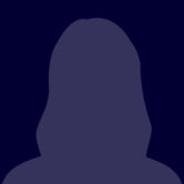 A silhouette of a female head.