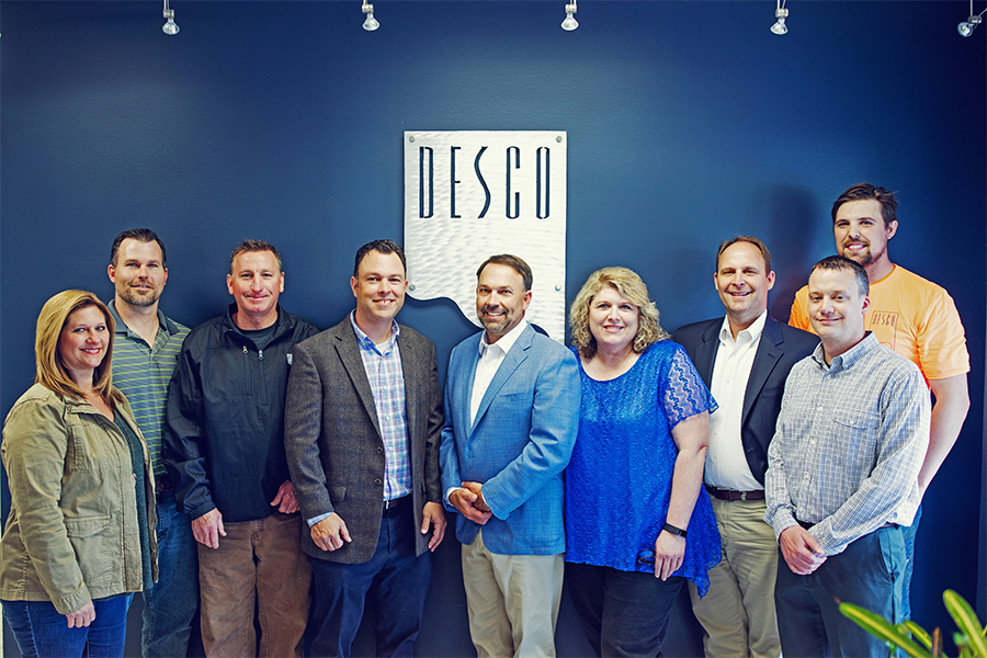 A photo of the St Louis Desco team.